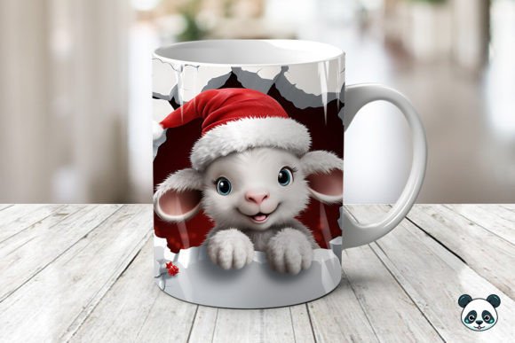 3D Lamb Mug Wrap Sublimation 1 Design Guide