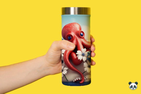 3D Patriotic Octopus Tumbler Wrap PNG Design Guide