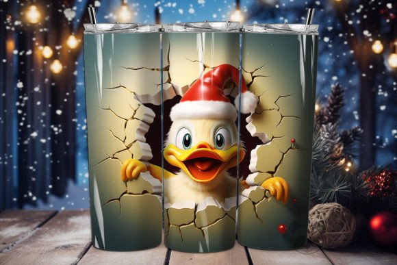 Bringing 3D Duckling Tumbler Wrap Sublimation 2 to Life for Custom Drinkware