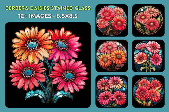 Bringing Light and Color Home with Gerbera Daisies Stained Glass Designs