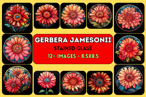 Bringing Light and Color Home with Gerbera Jamesonii Stained Glass Designs