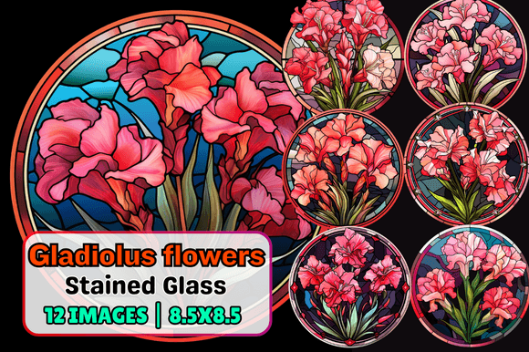Bringing Light to Craft: The Modern Appeal of Gladiolus Flowers Stained Glass Designs