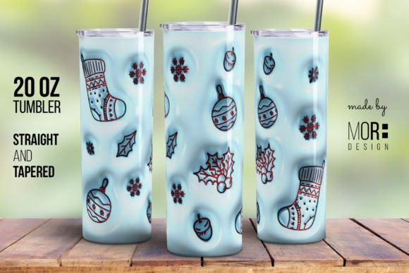 Christmas 3D Tumbler Wrap Design 5: Creative Guide