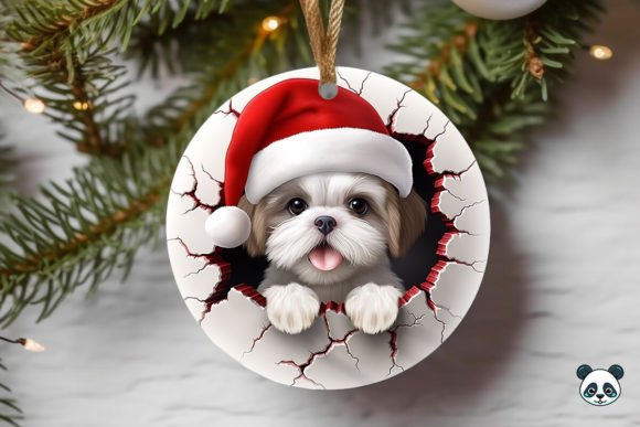 Creating Personalized Gifts with the Shih Tzu 3D Christmas Ornament Design
