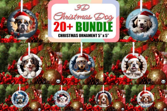 Dog 3D Christmas Ornament Bundle Guide