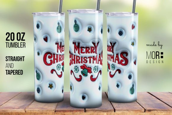 Elevate Holiday Sales with 3D Christmas Tumbler Wraps