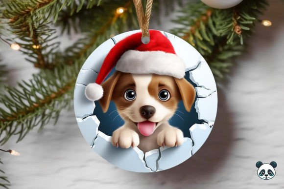Elevating Holiday Crafts with the Puppy 3D Christmas Ornament Design