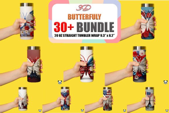 Evaluating the Patriotic 3D Butterfly Tumbler Bundle for Sublimation Projects