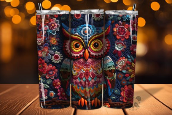 Integrating the Owl 3D Embroidered Tumbler Wrap 14 into Your Sublimation Workflow