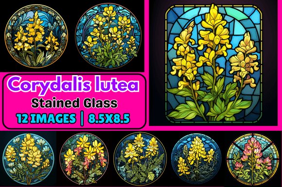 Unlocking Creativity: A Guide to Corydalis Lutea Stained Glass Digital Art